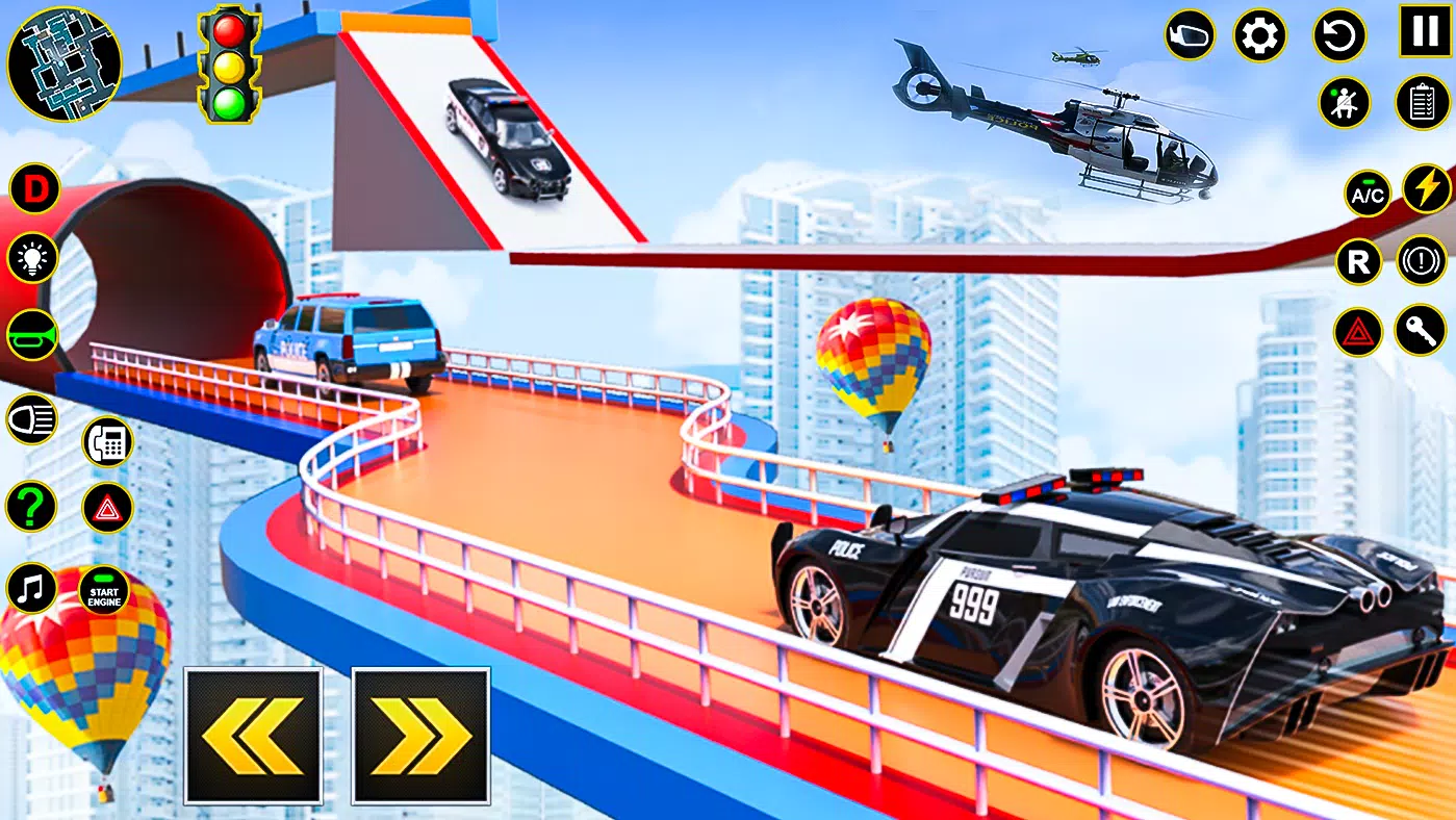 疯狂的警车比赛游戏 疯狂的警车比赛游戏