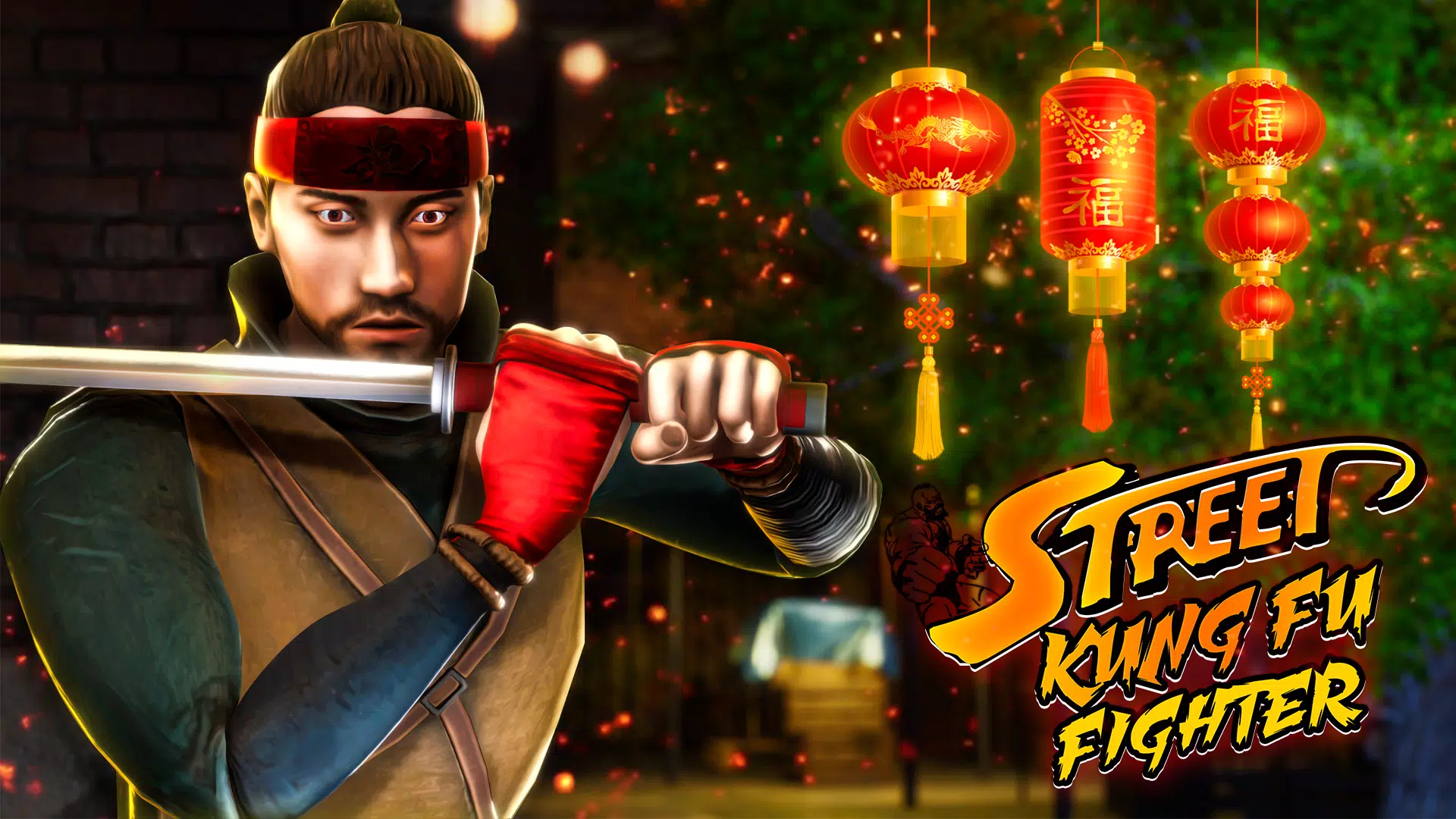 Kung Fu: 忍者 游戏 多人 街头打 武士 手遊 武侠