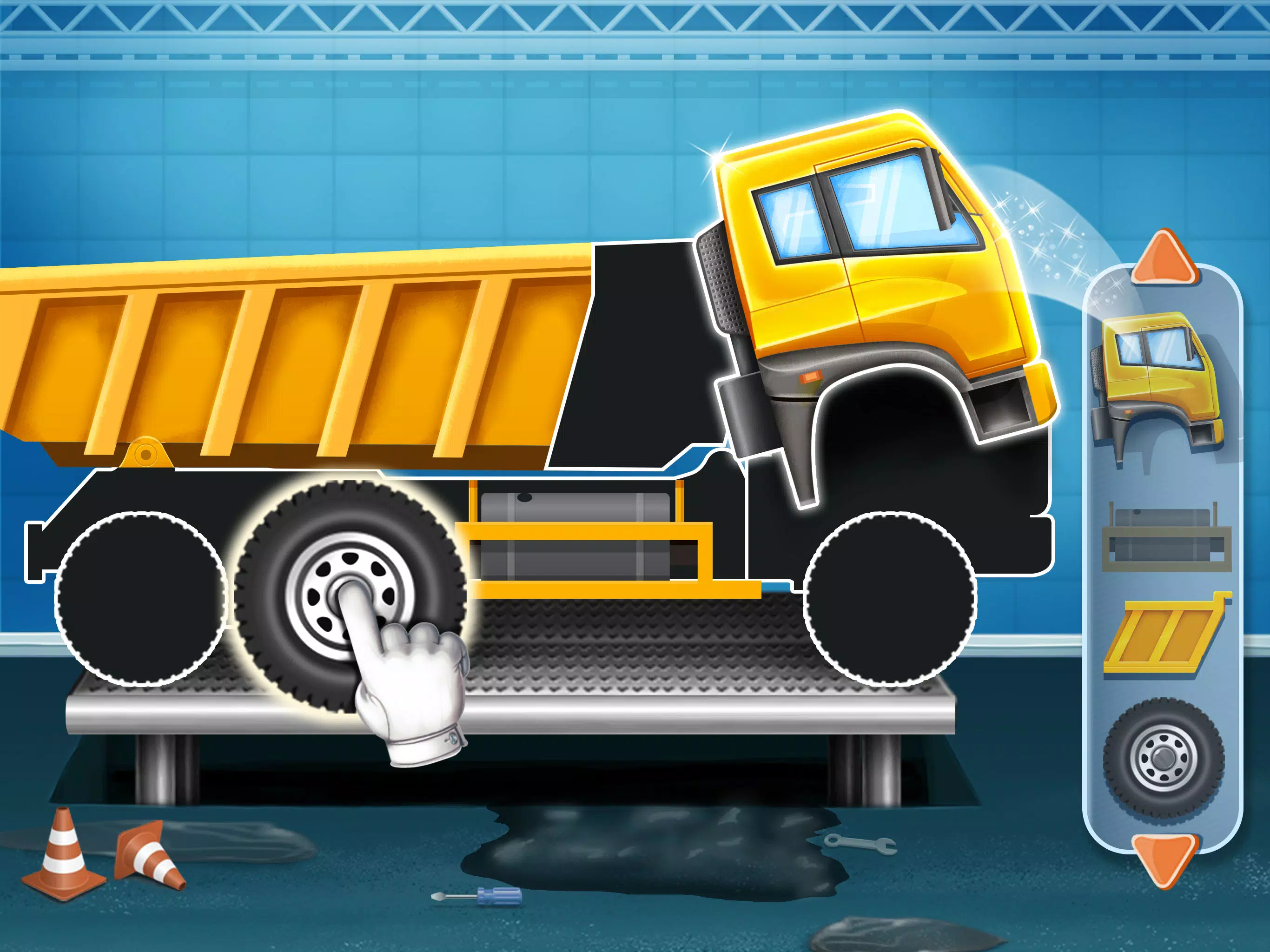 工程车辆-建造房屋和洗车 工程车辆-建造房屋和洗车