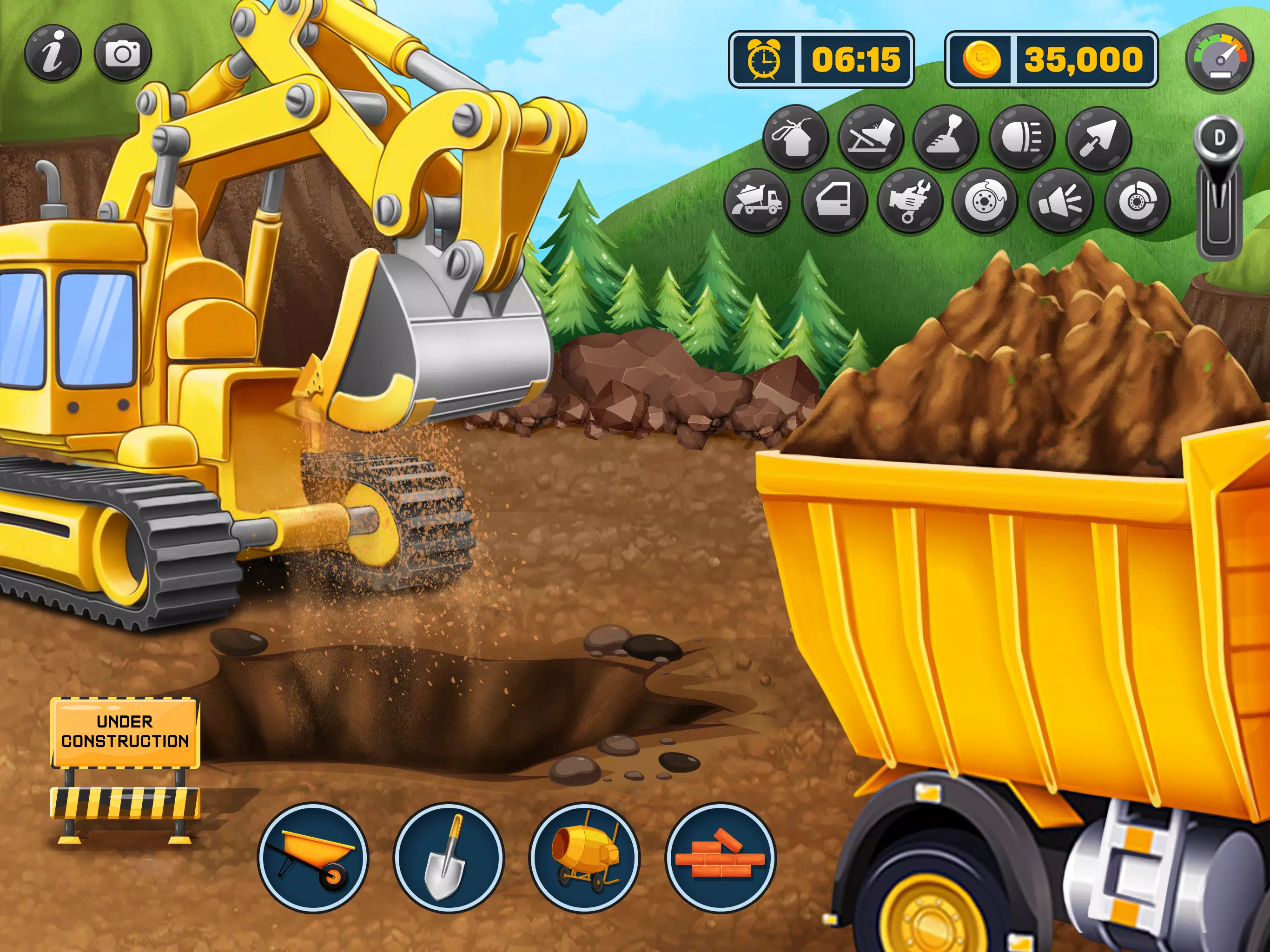 工程车辆-建造房屋和洗车 工程车辆-建造房屋和洗车