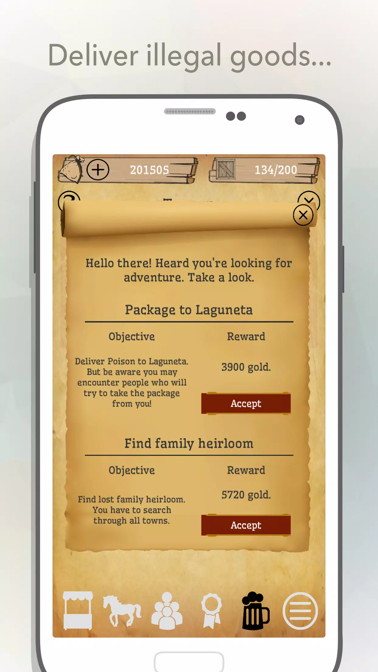 口袋交易者。商业大亨