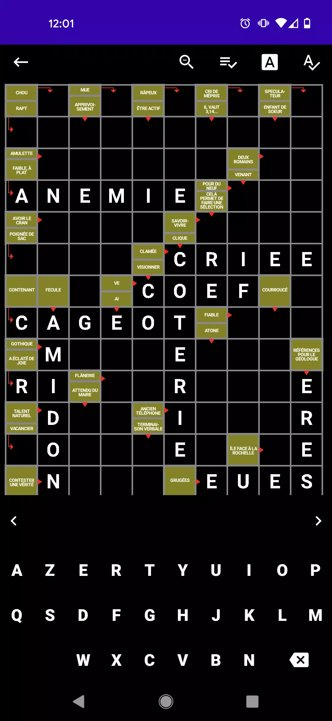 法语箭头词 法语箭头词