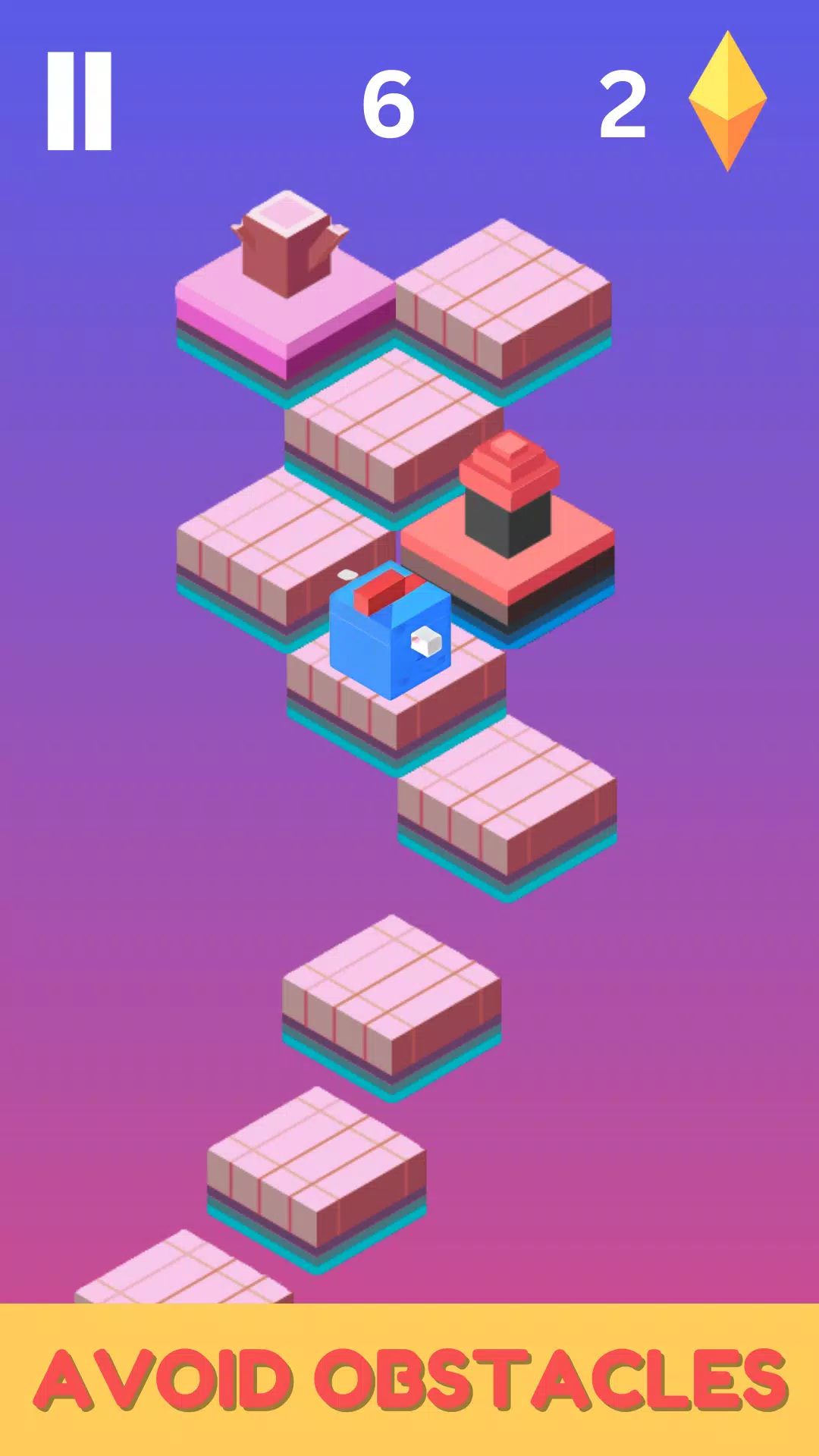 立方体楼梯跳跃