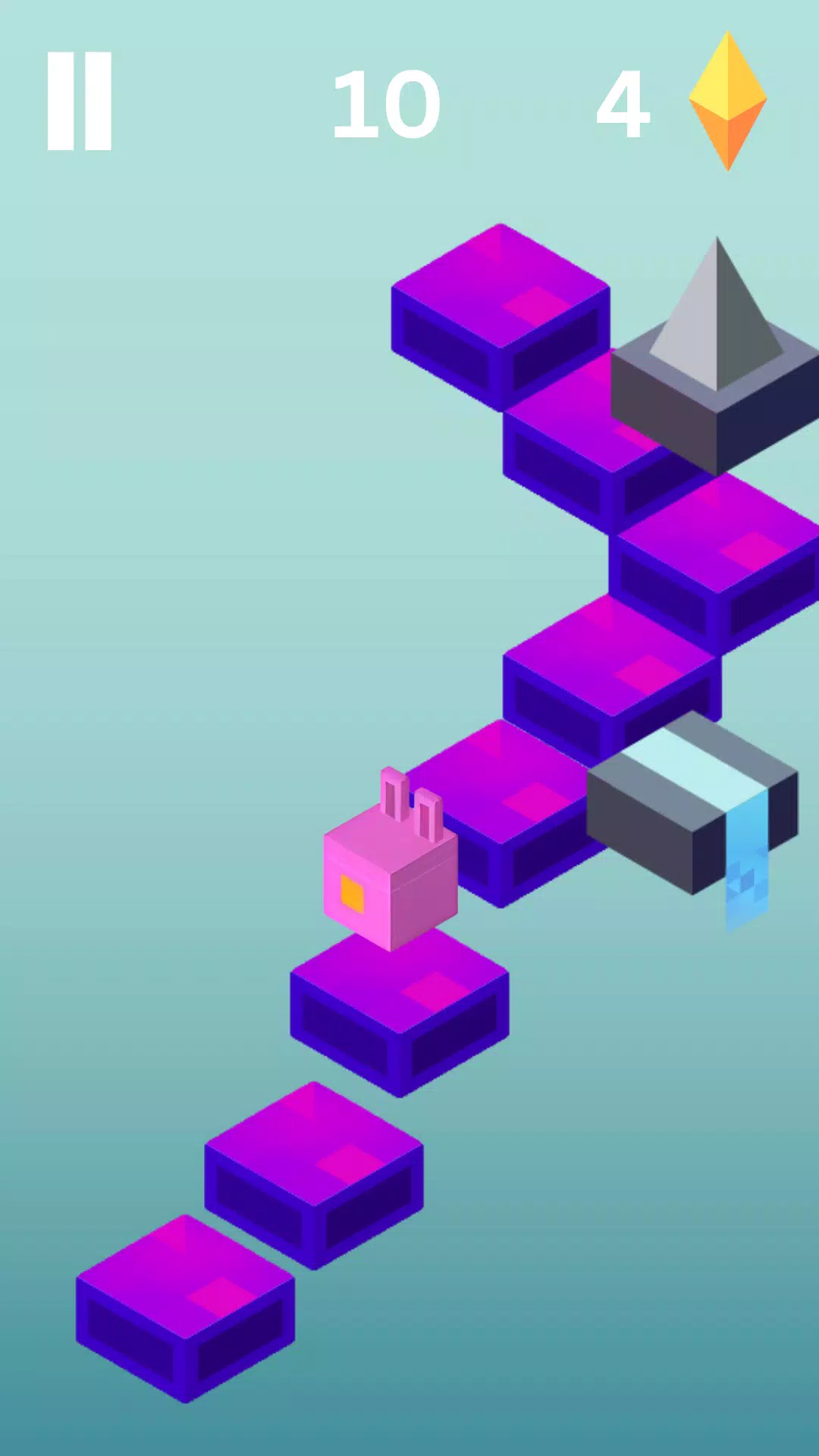 立方体楼梯跳跃