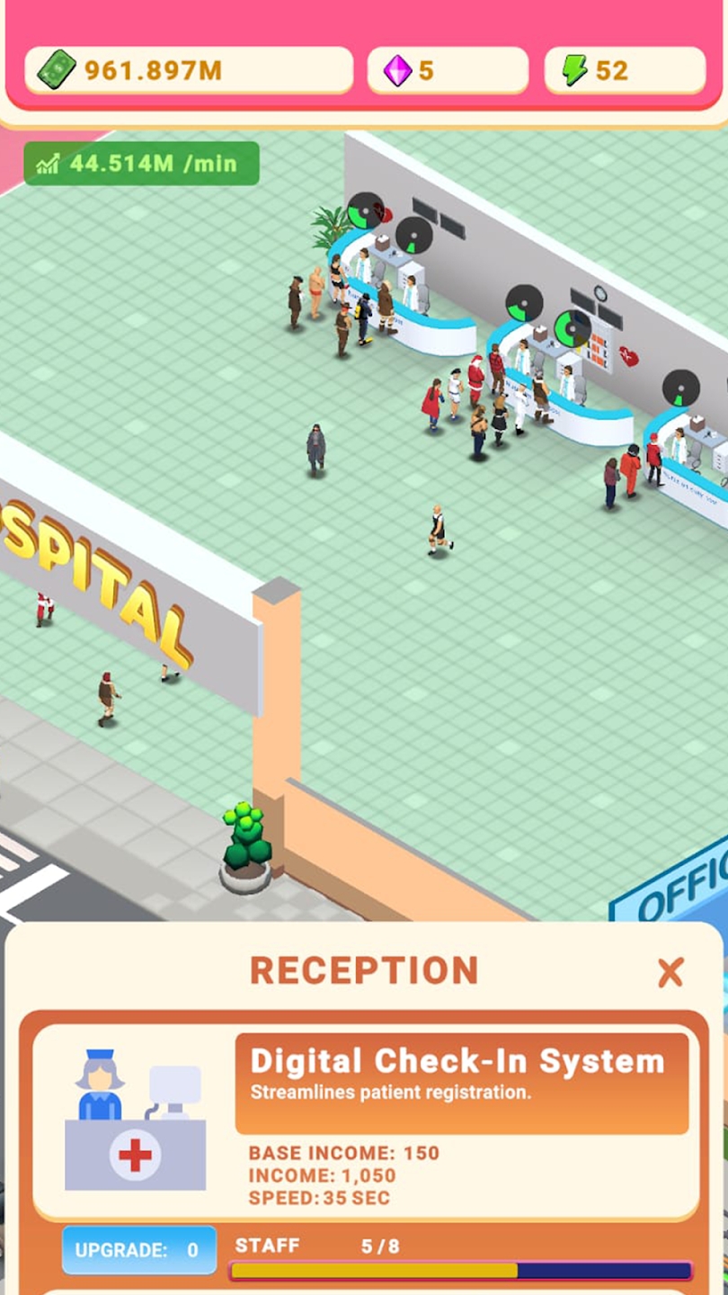 放置巨型医院大亨 放置巨型医院大亨