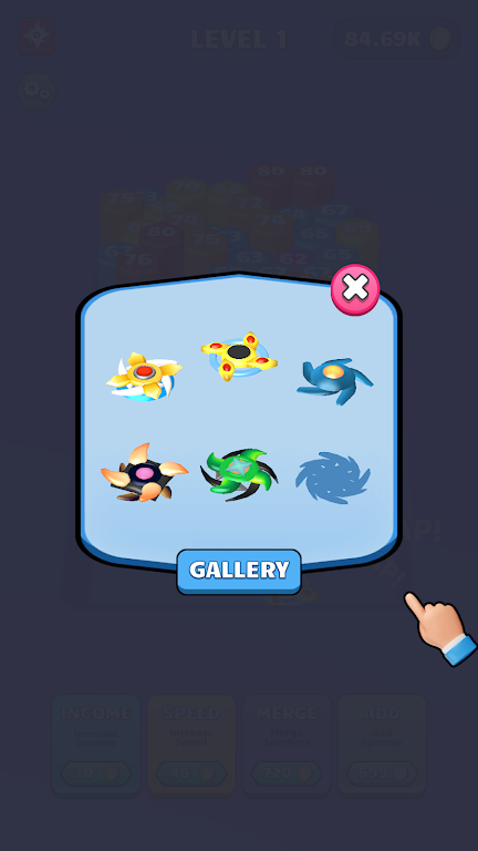 旋转器闲置点击 旋转器闲置点击