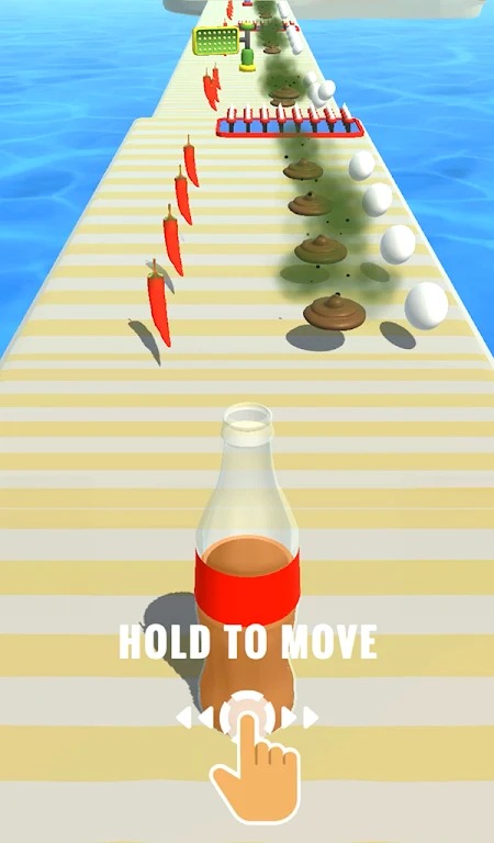 奔跑的瓶子：混合和摇晃