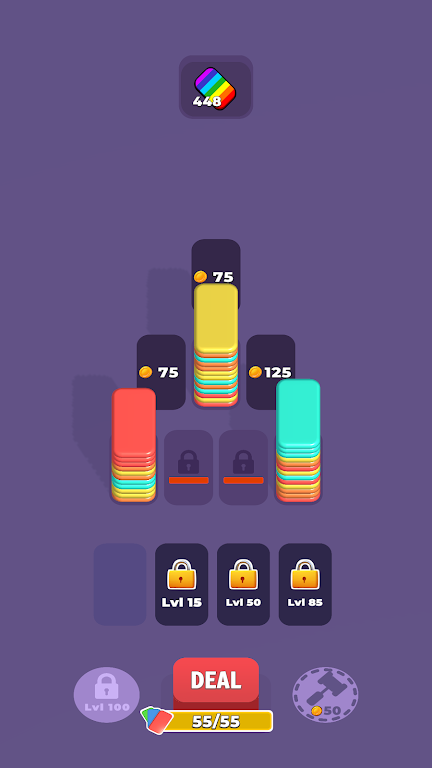 无序排列堆栈 无序排列堆栈