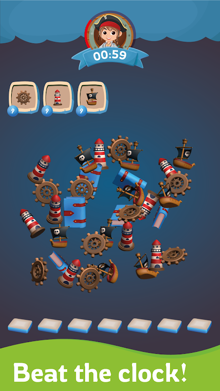 匹配海盗谜题 匹配海盗谜题