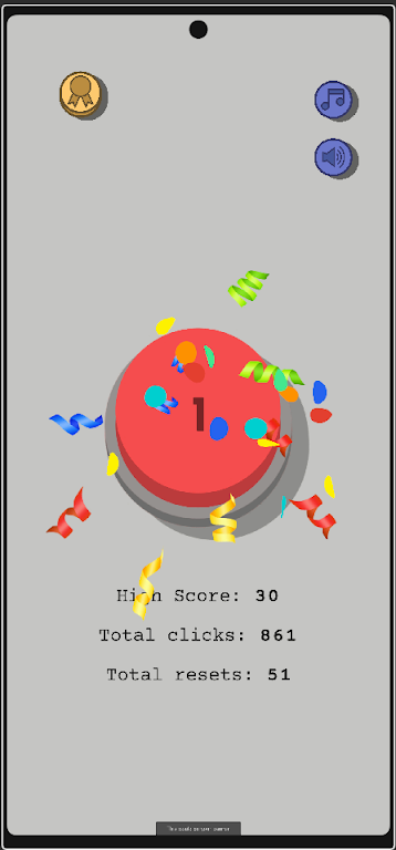 红色按钮-计数和比赛 红色按钮-计数和比赛