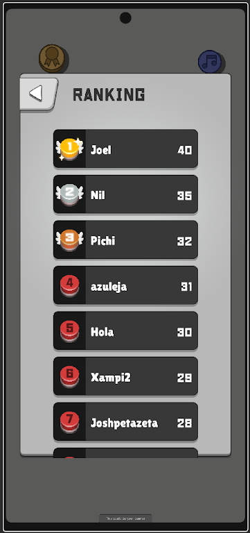 红色按钮-计数和比赛 红色按钮-计数和比赛