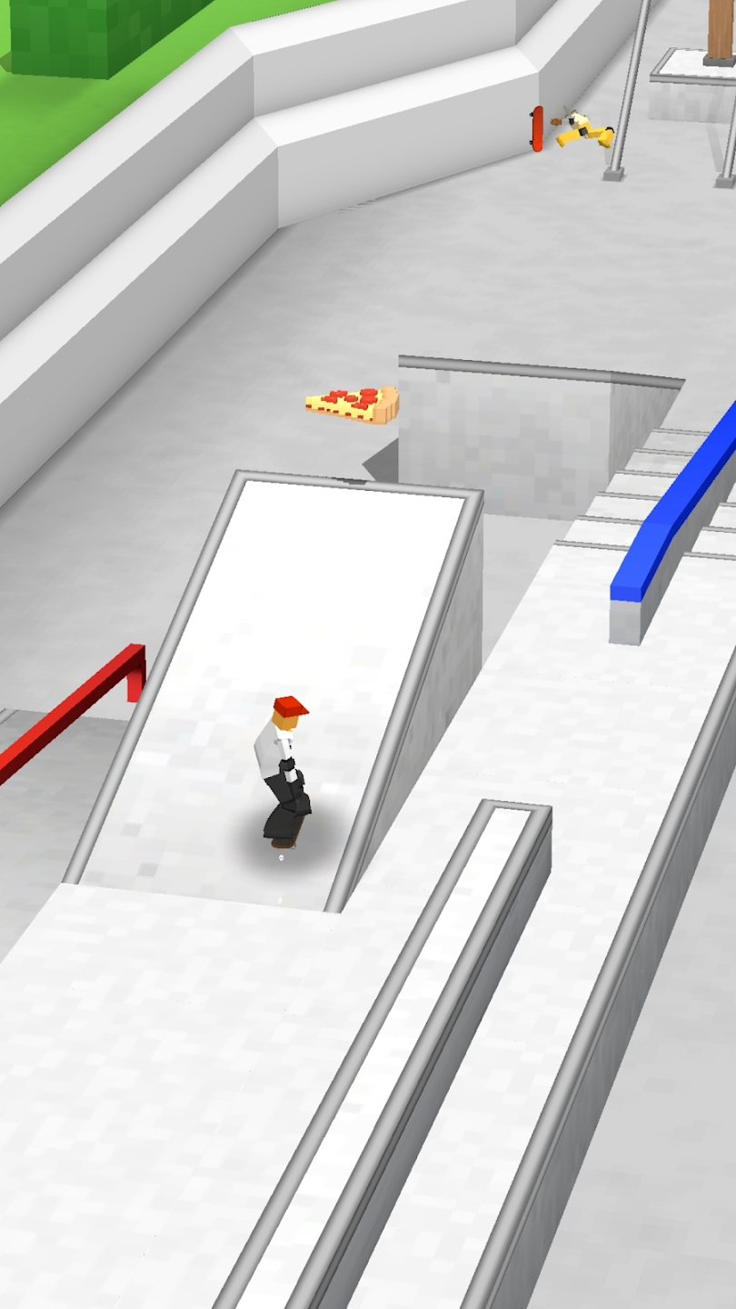 滑板场跑步 滑板场跑步