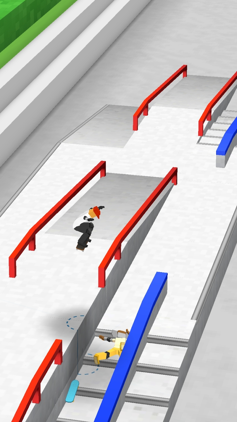 滑板场跑步 滑板场跑步