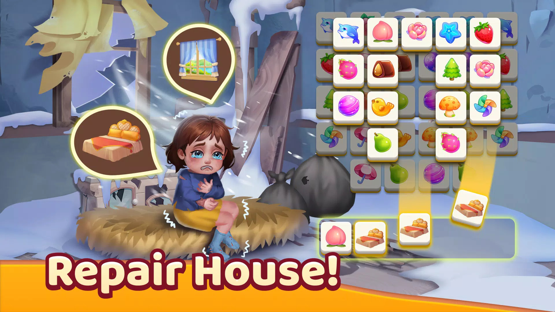 消除拼图：解救女孩