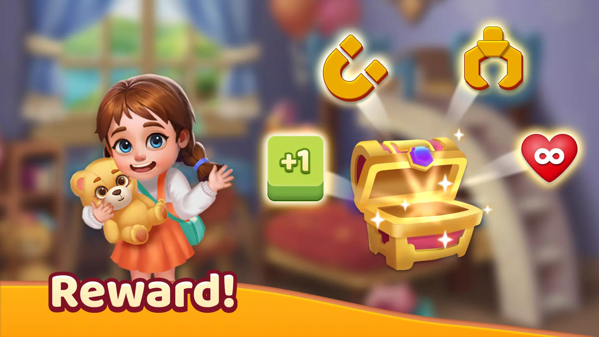 消除拼图：解救女孩