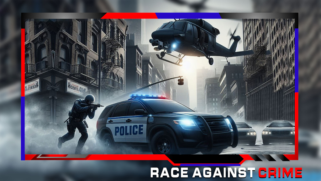 警车追逐3D汽车游戏