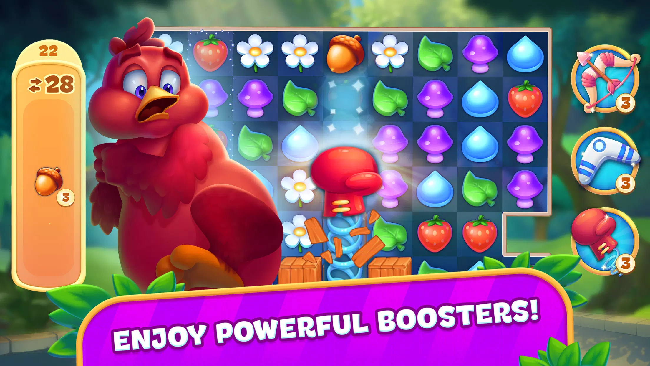 勇敢小鸟消除比赛