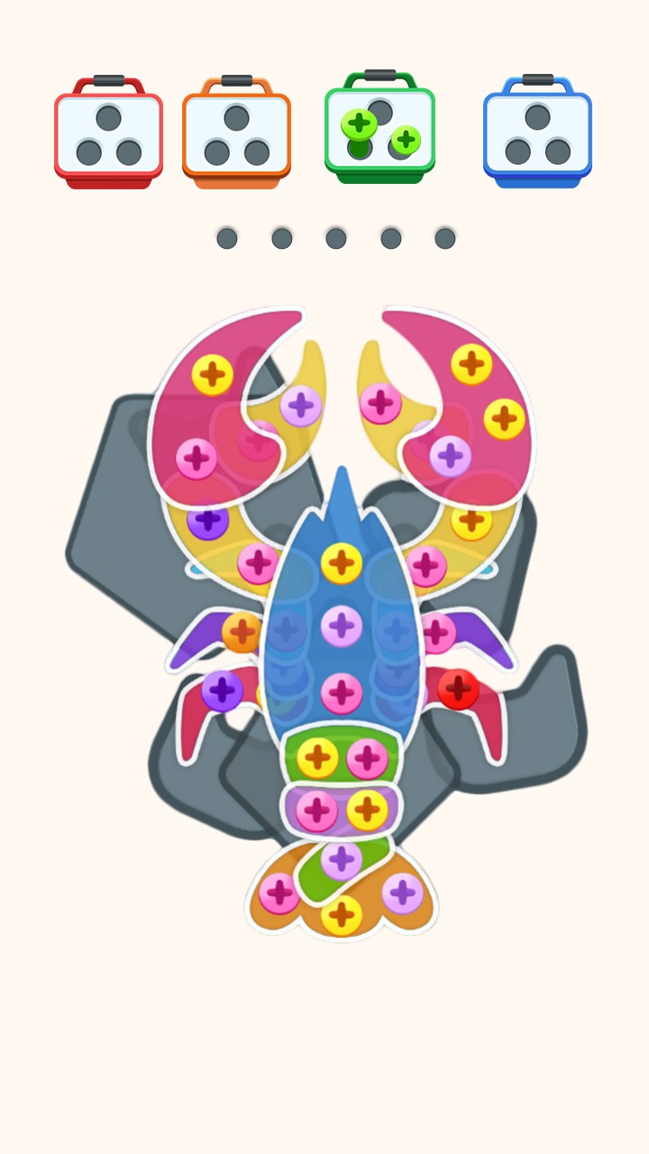 螺丝卡针拼图 螺丝卡针拼图