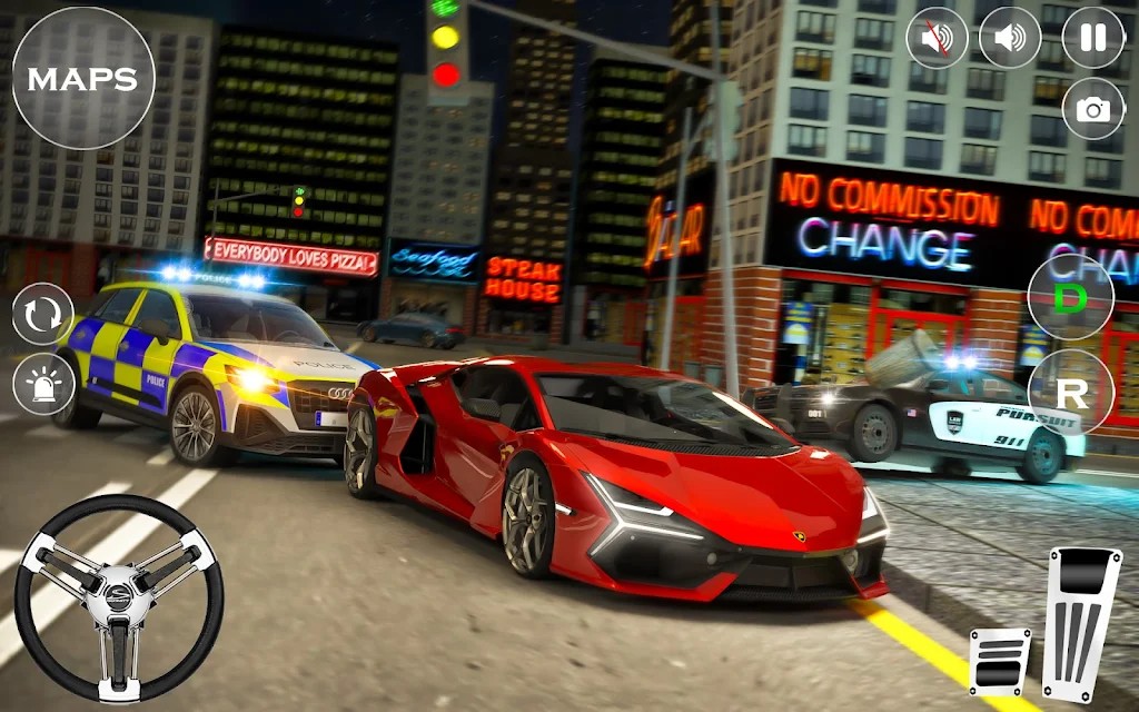 警车追逐 警车追逐