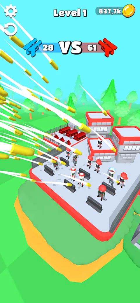 火柴人战争3D：射击合并