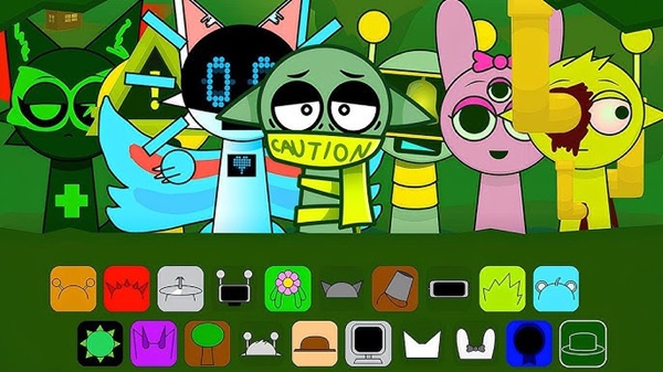 节奏盒子Sprunki(绿核) 节奏盒子Sprunki(绿核)