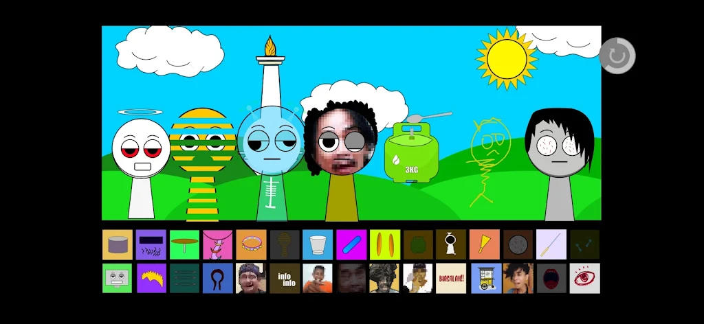 节奏盒子Sprunki印度尼西亚版 节奏盒子Sprunki印度尼西亚版