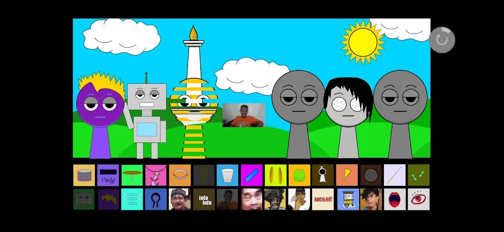 节奏盒子Sprunki印度尼西亚版 节奏盒子Sprunki印度尼西亚版