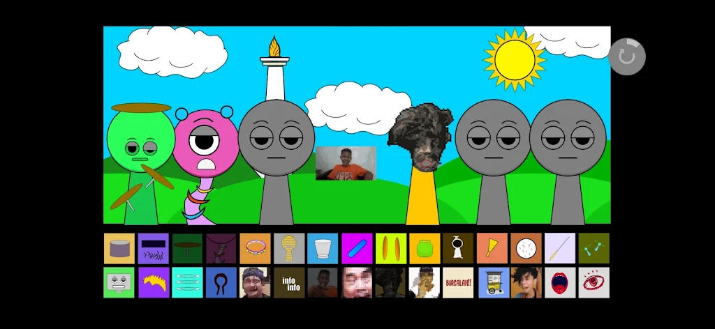 节奏盒子Sprunki印度尼西亚版 节奏盒子Sprunki印度尼西亚版