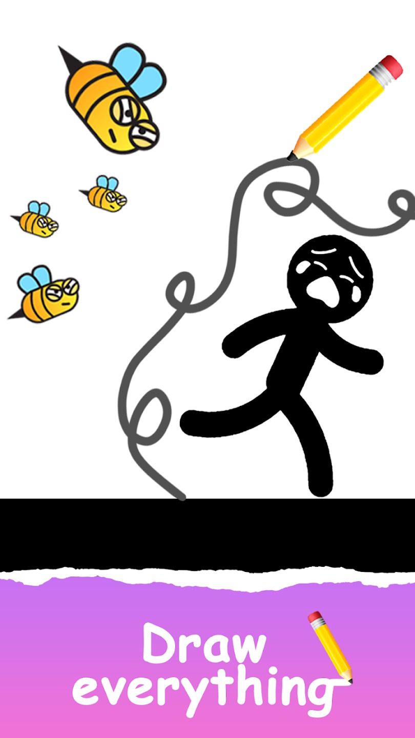 画线火柴人(抖音同款) 画线火柴人(抖音同款)