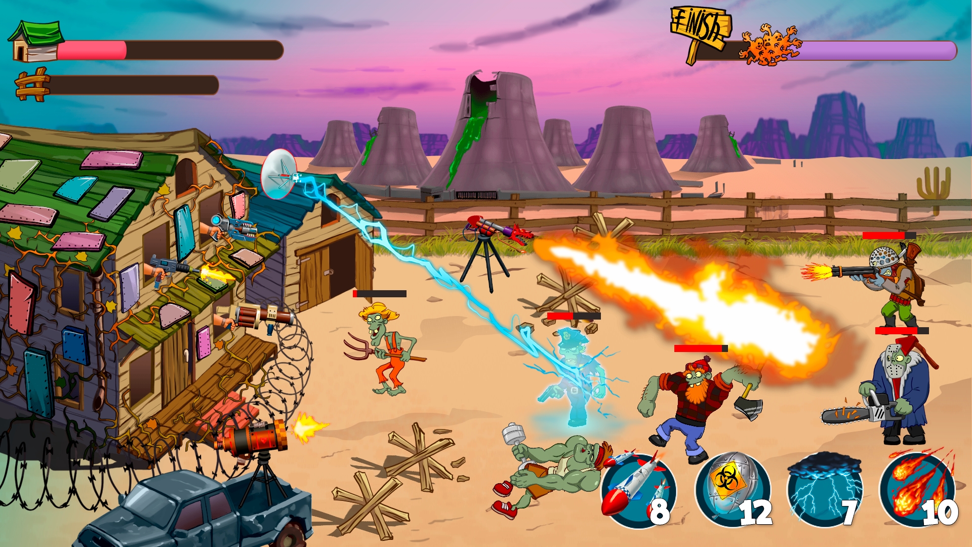 僵尸冲刺村庄防御 僵尸冲刺村庄防御