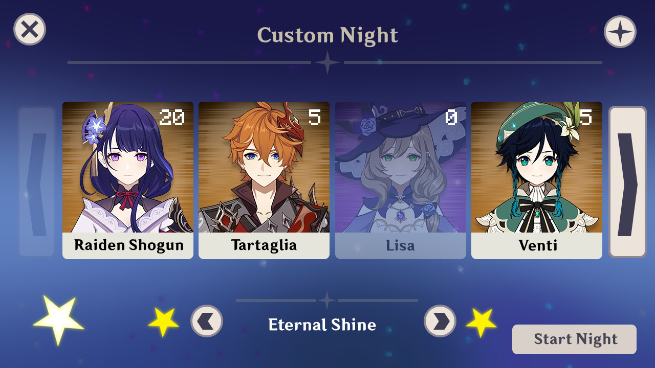 雷电将军的五夜后宫 雷电将军的五夜后宫