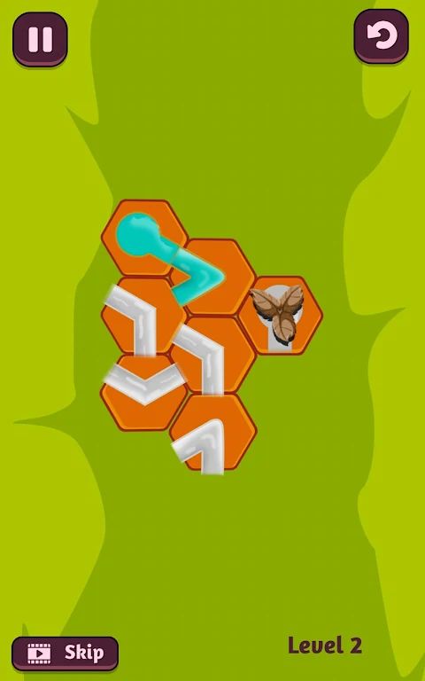 水连线：六边形拼图