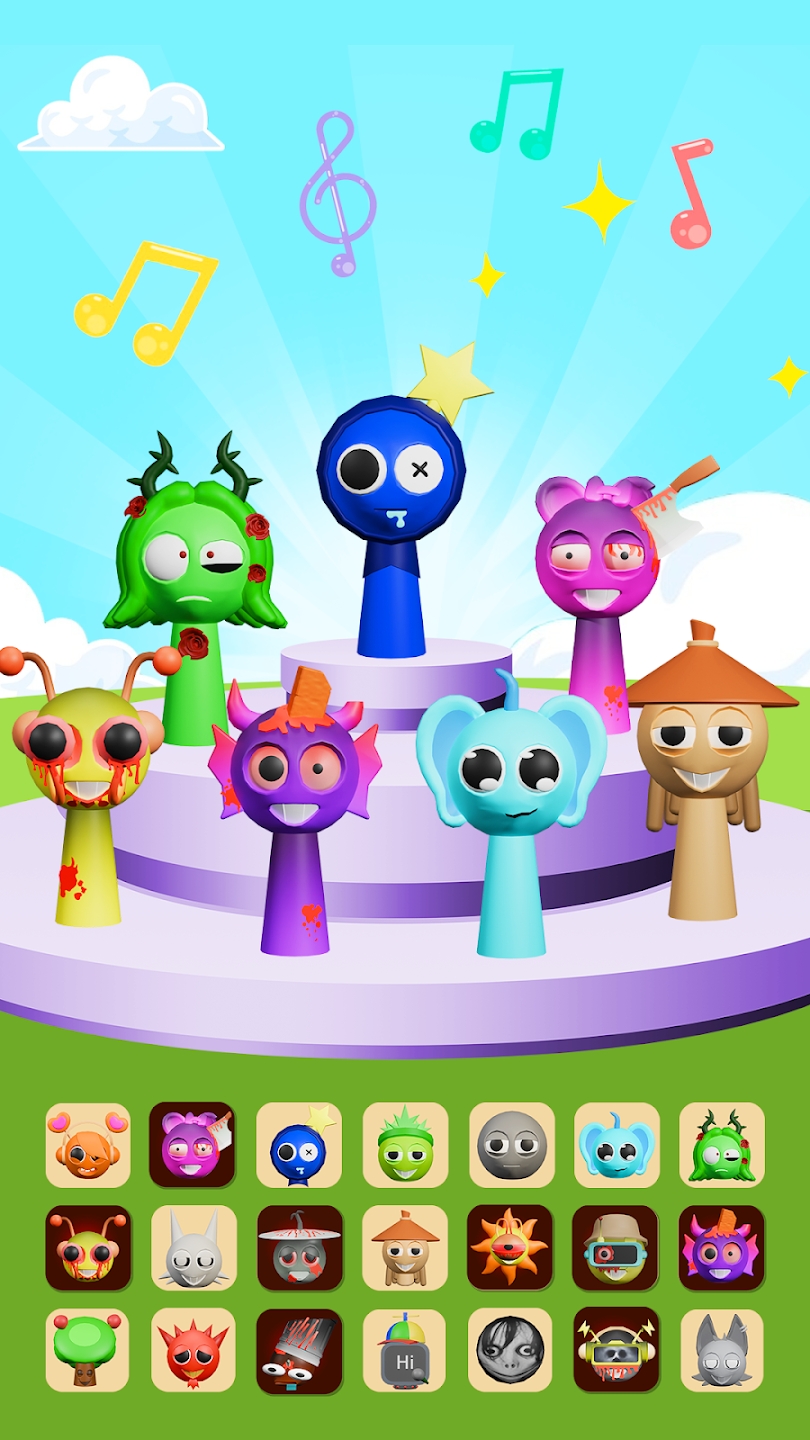 节奏盒子Sprunki-恐怖3D