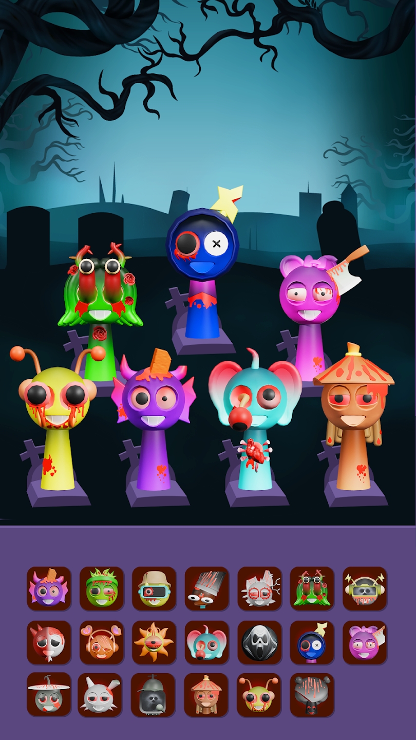 节奏盒子Sprunki-恐怖3D