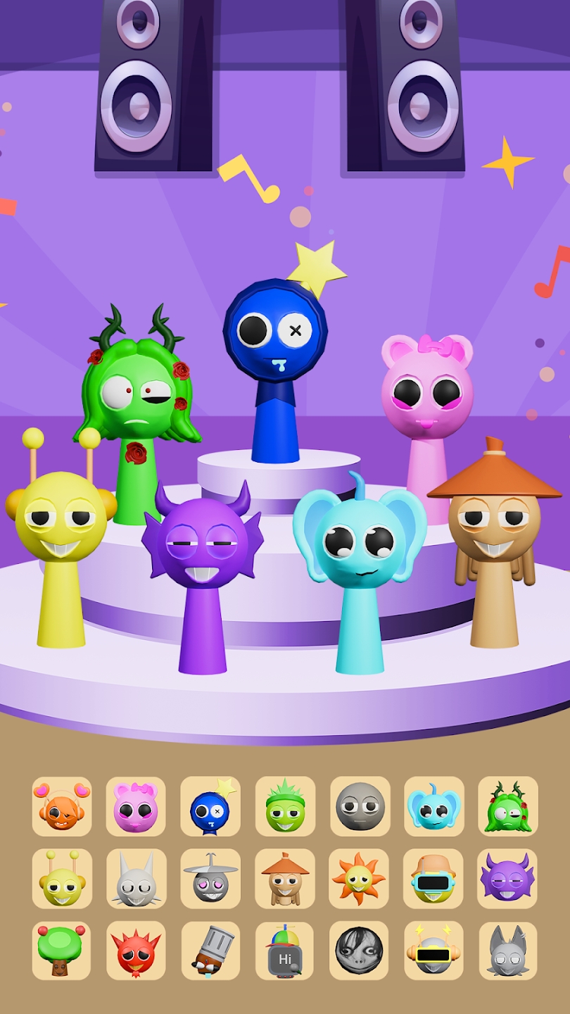 节奏盒子Sprunki-恐怖3D