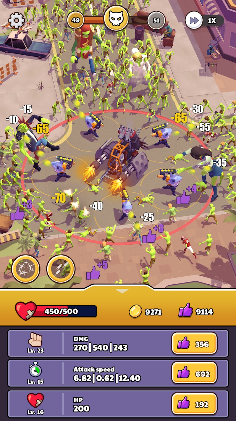 僵尸闲置(辅助菜单)