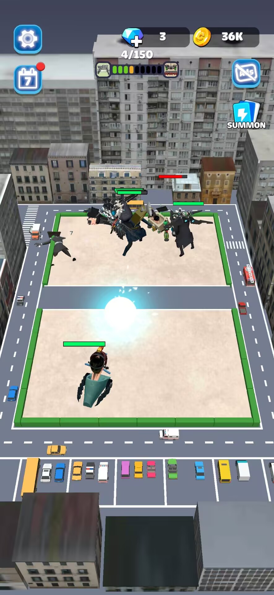 厕所怪物：合并战争