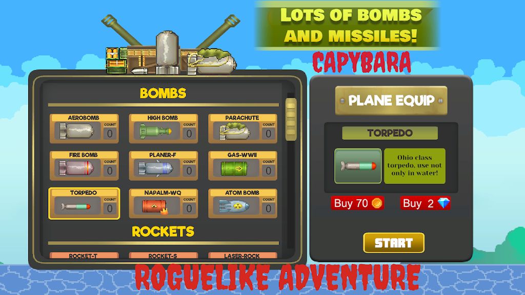 卡皮巴拉大战僵尸飞机