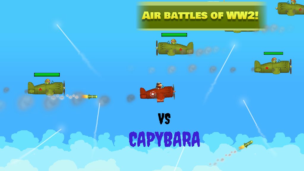 卡皮巴拉大战僵尸飞机