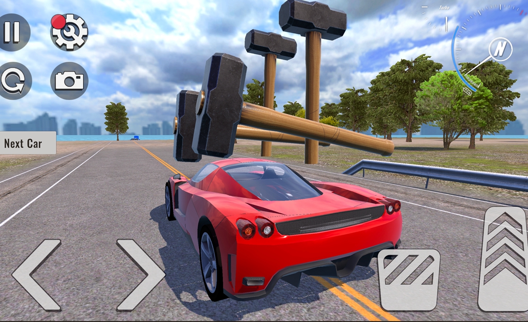 汽车碰撞拆除3D