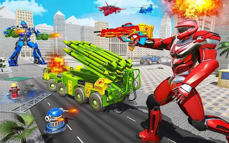 汽车游戏Dino机器人变换