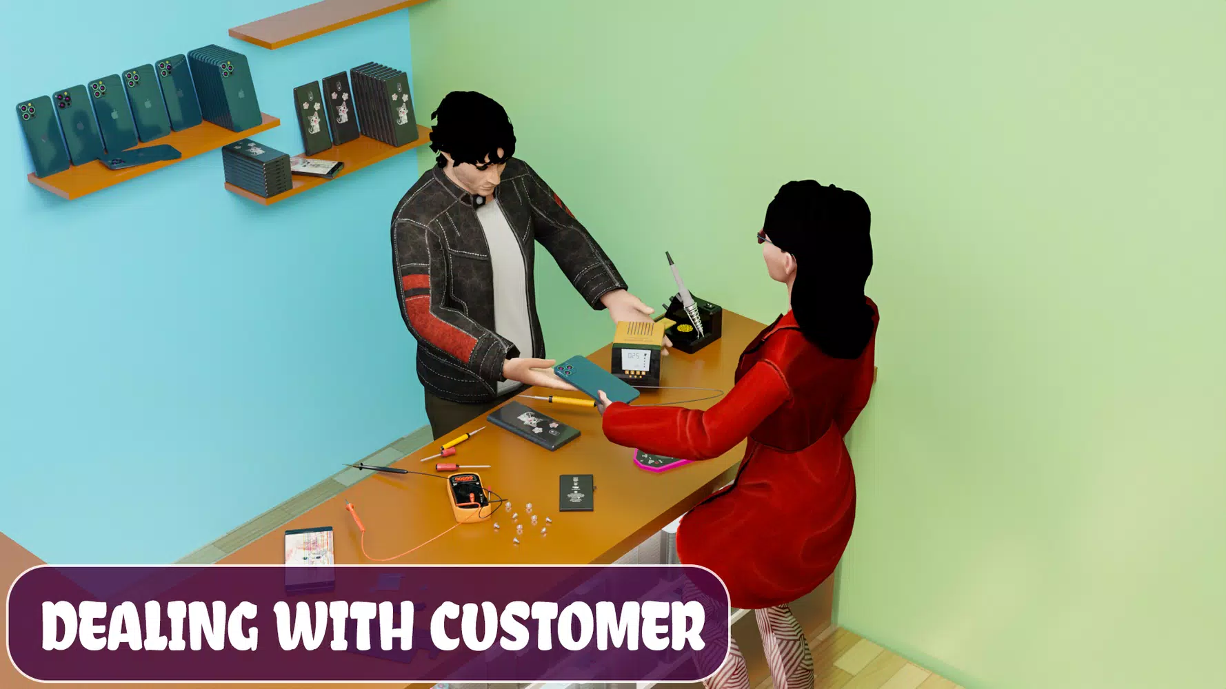 移动手机维修模拟