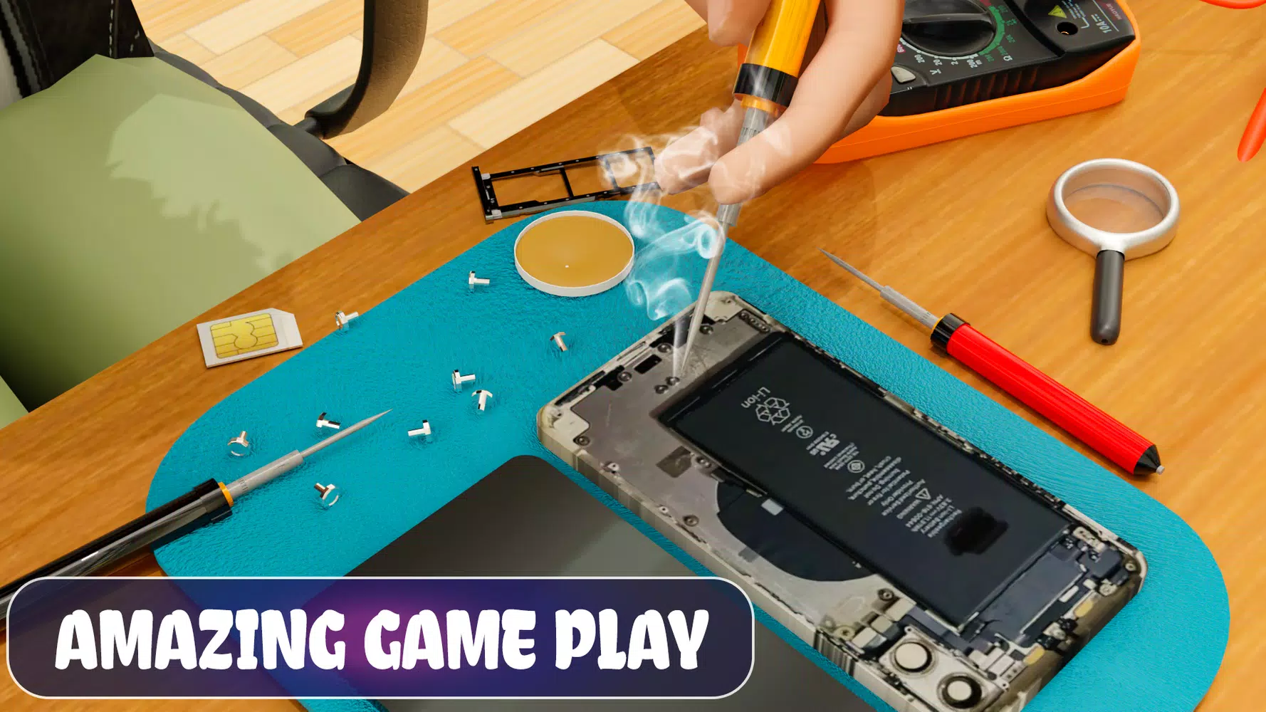 移动手机维修模拟