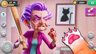 愤怒的奶奶大战猫:恶作剧游戏 愤怒的奶奶大战猫:恶作剧游戏