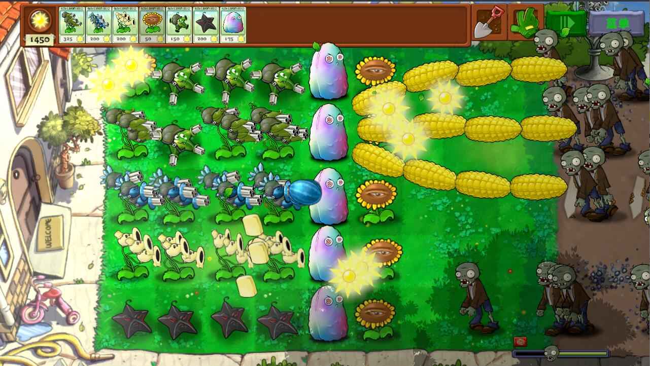 植物爆虐僵尸(无限阳光)