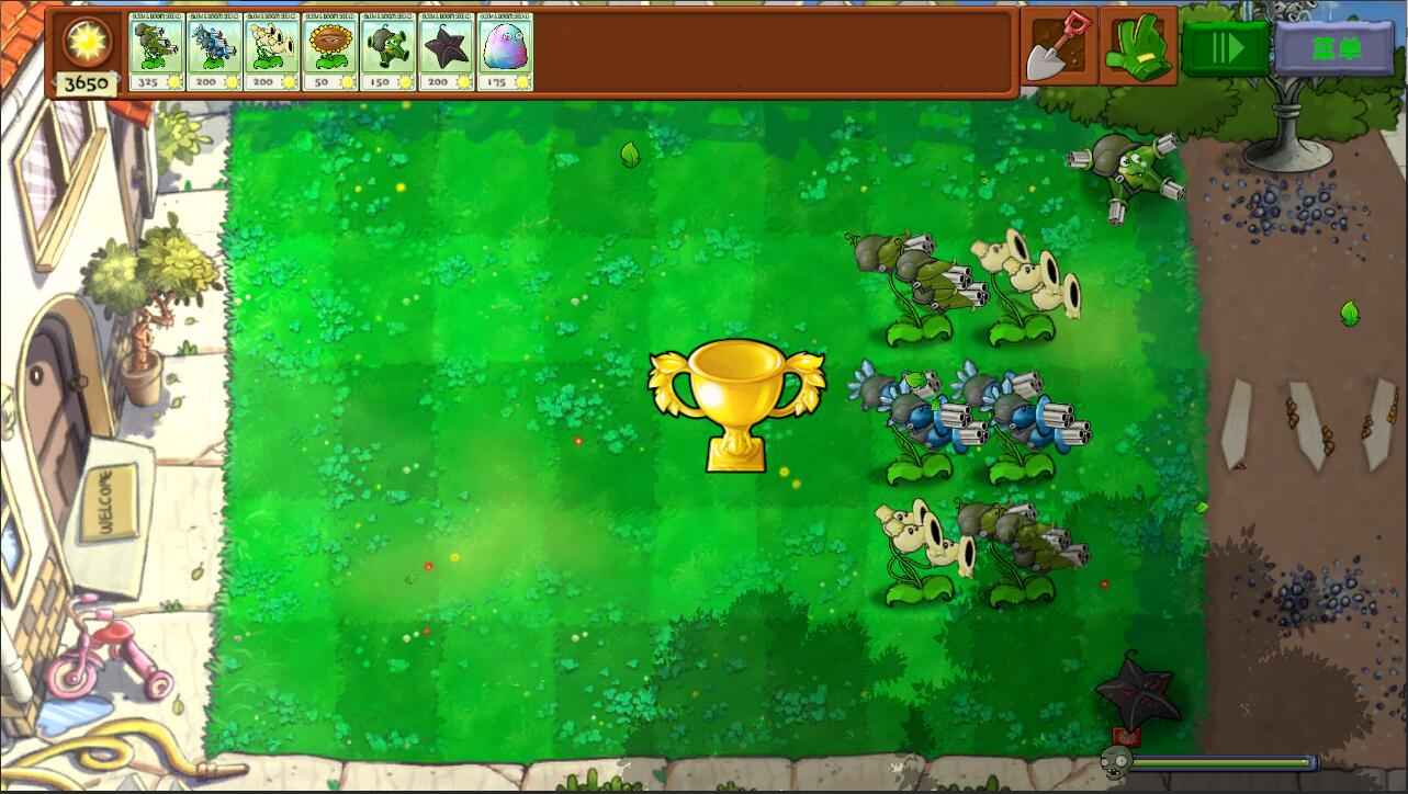 植物爆虐僵尸(无限阳光)