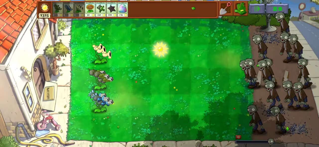 植物爆虐僵尸(无限阳光)