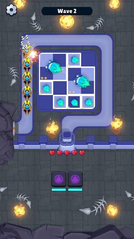 背包塔防：合并与战斗