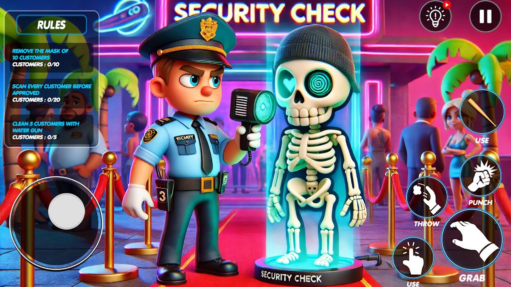 俱乐部保安值班模拟器