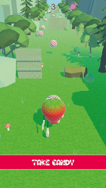 草莓热潮：奔跑3D